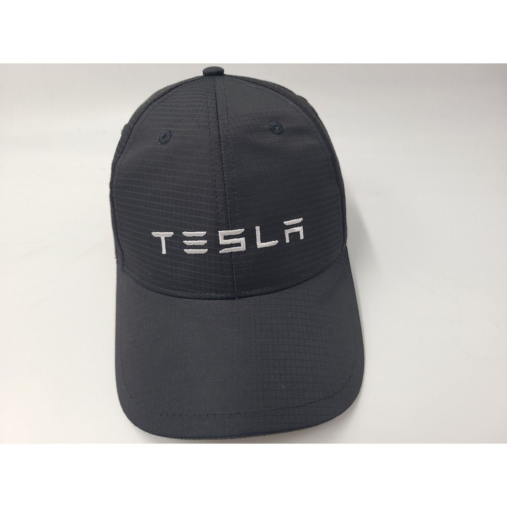 Tesla Adjustable Hat Cap Polyester Car Auto Company Dad Men Women‎ Black White